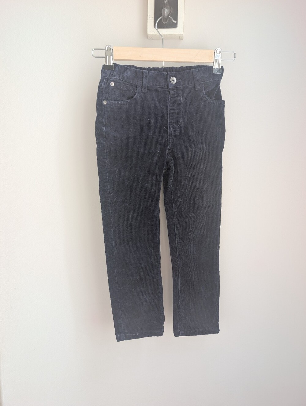 Children's Place Navy Blue Corduroy Dress Pants Size 5T Boys Adjustable Waist